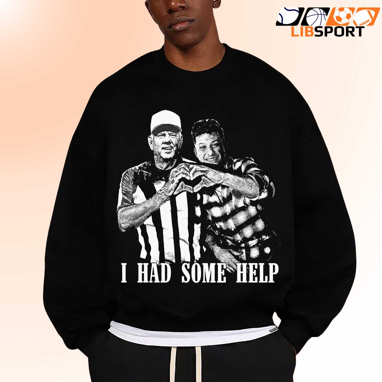 Kc Chiefs Mahomes I Had Some Help Shirt, Vintage Unisex T-Shirt